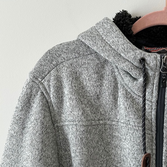 Rugged Elements Gray Mountain Fleece Hoodie Jacket - Picture 5 of 16